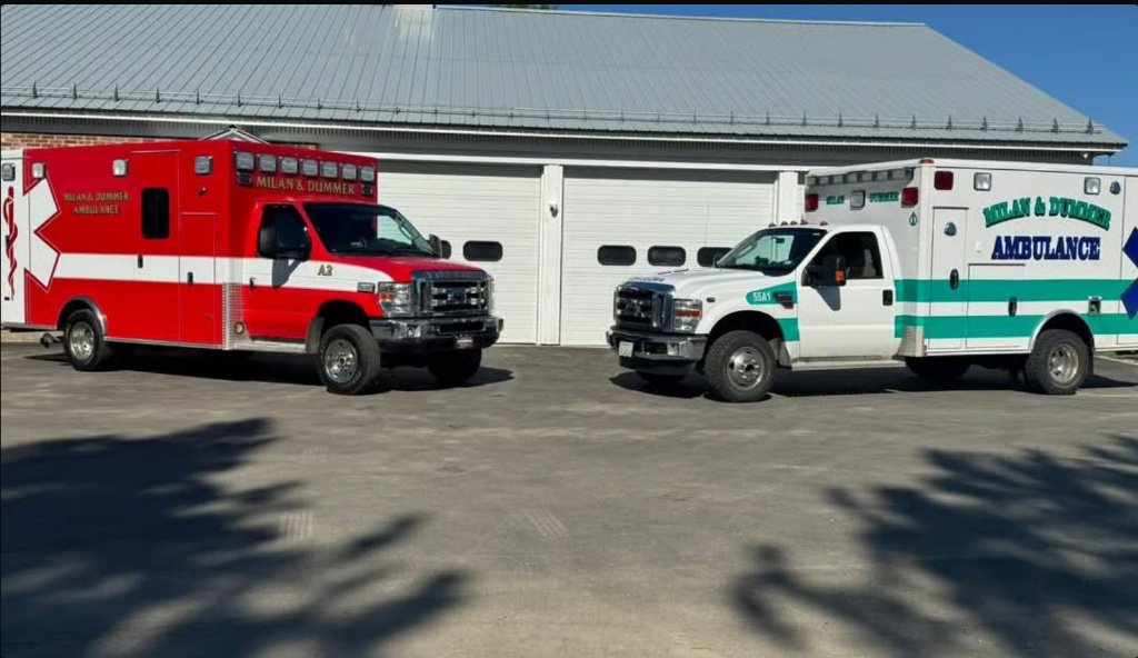 Milan and Dummer Ambulance Fleet - Ford F-350 and Ford E-450